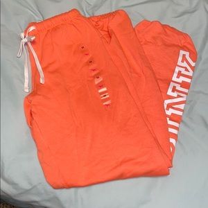 Victoria Secret NWT sweats- peach